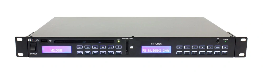 CD/USB/SD/FM tuner TOA MD-200CTU