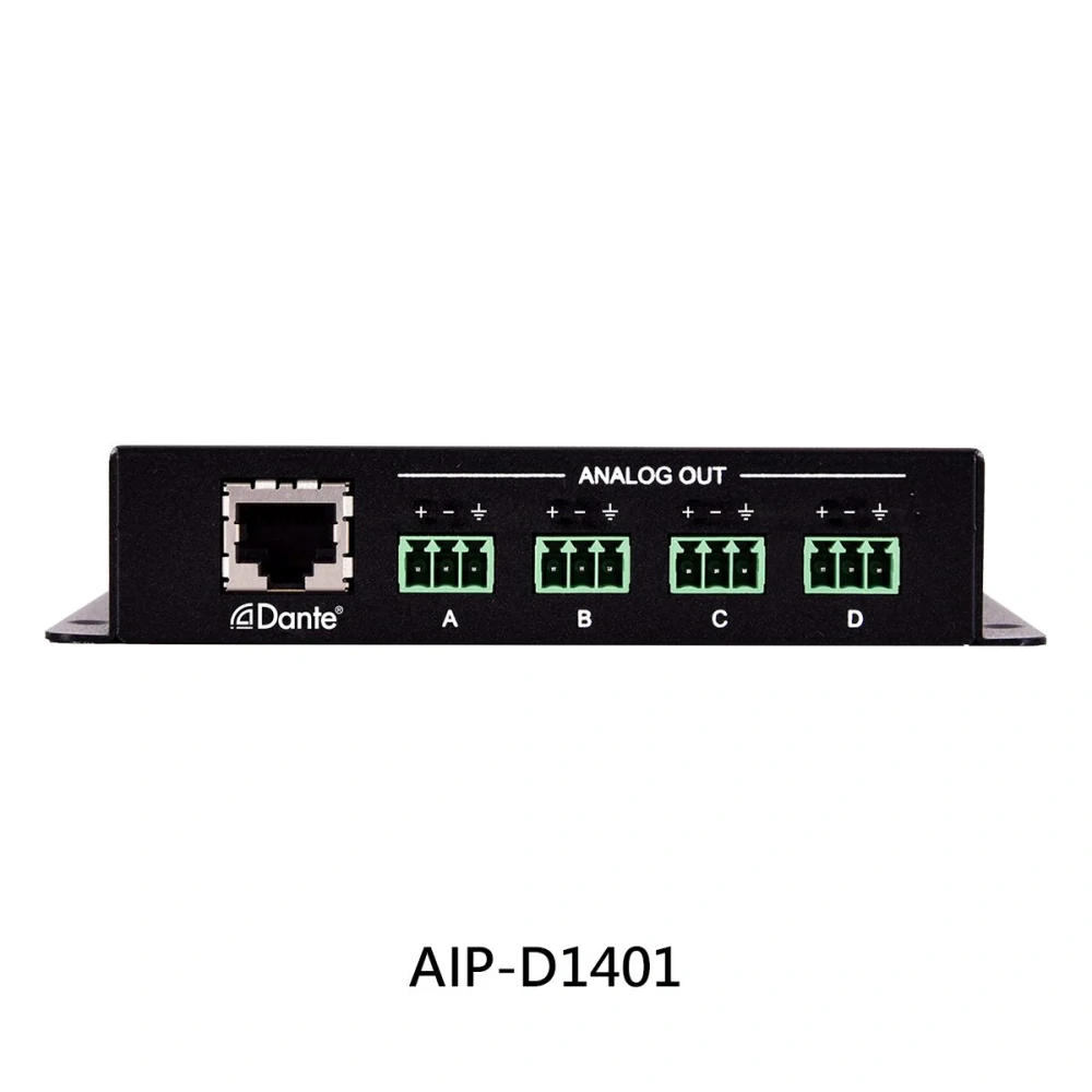 4-kanálový prijímač Dante AIP-D1401