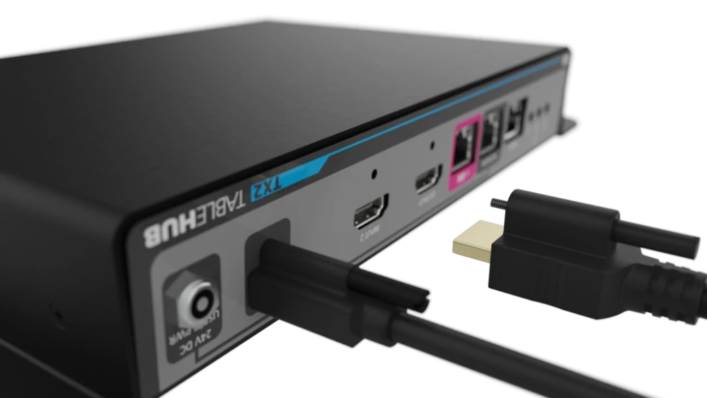 HDMI locking cable